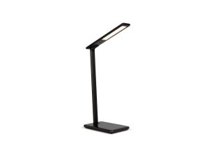 black lamp with wireless phone charger