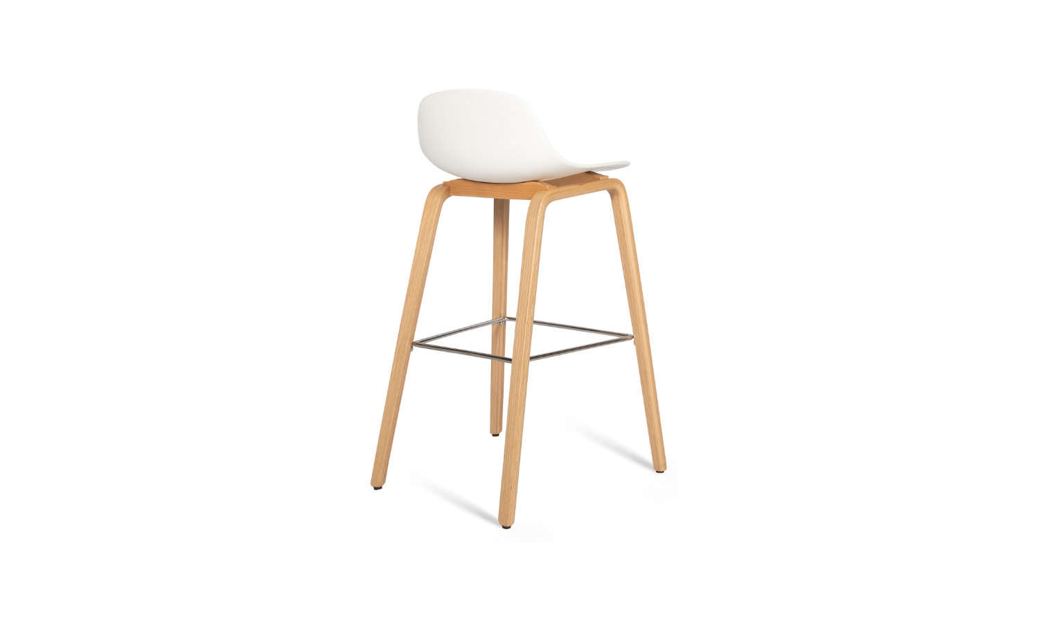 stool with timber base
